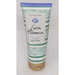 Bath & Body Works Coastal Hydrangeas Body Cream 8 Oz  24 Hr Moisture With Ultra